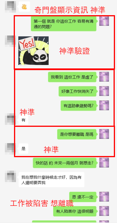 想離職 占卜