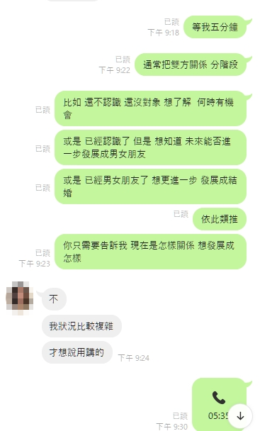 線上占卜案例