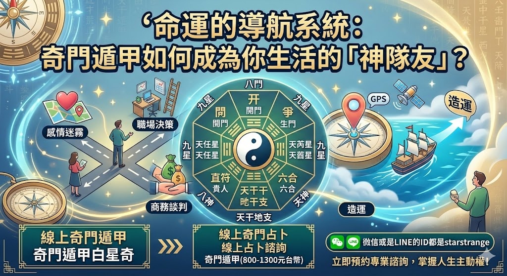 奇門遁甲怎麼看？白星奇解盤教學