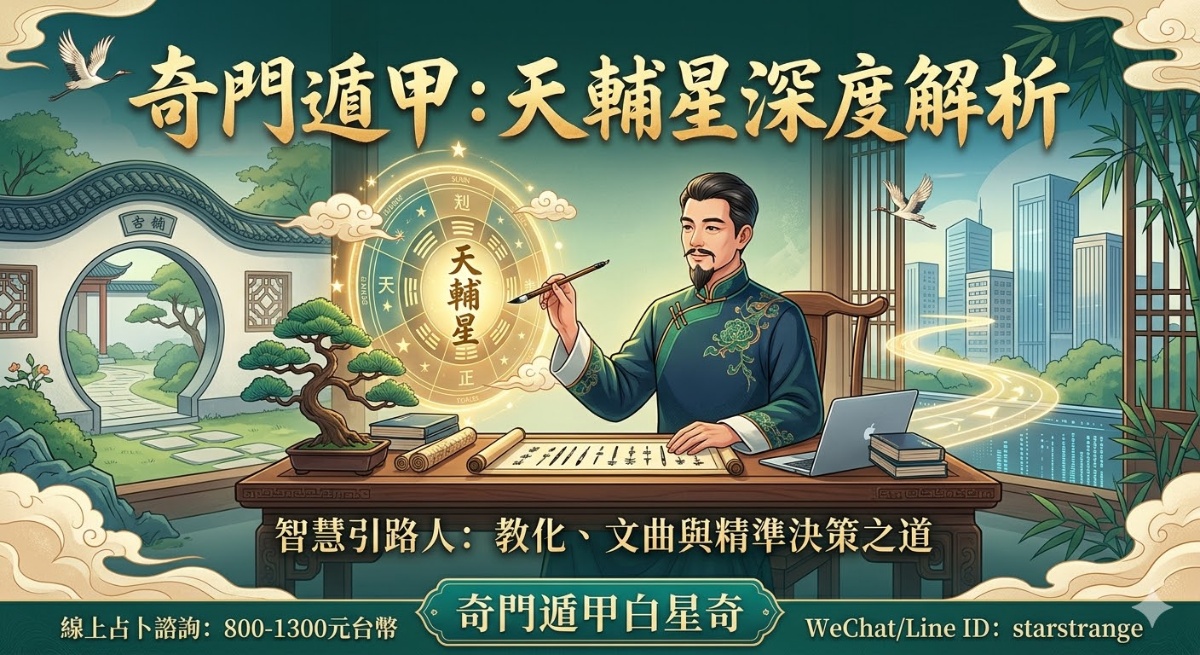 奇門遁甲天輔星教學-白星奇智慧決策術